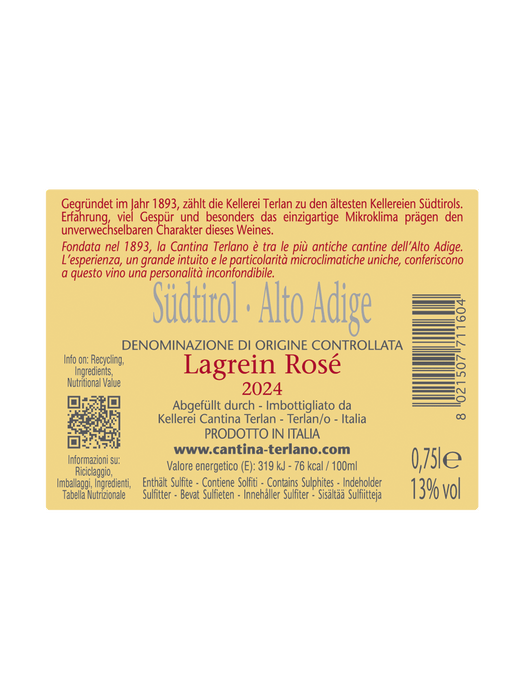 Kellerei Terlan Lagrein Rosé 2024