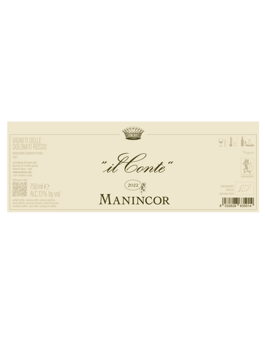 Manincor Il Conte Bio Rotwein 2023