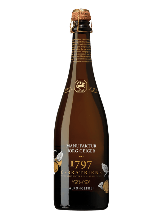 Manufaktur Jörg Geiger Champagner-Bratbirne Birnenschaumwein alkoholfrei NV
