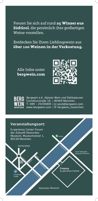 12 - 15 Uhr - Eintrittskarte BERGWEIN SUMMIT (12 - 15 Uhr) am Samstag 21. März 2026