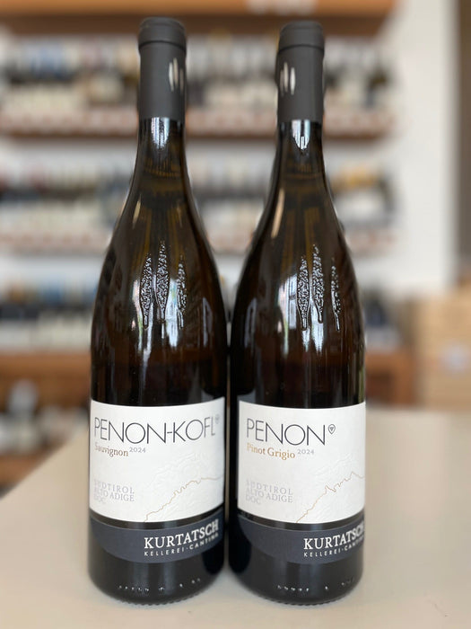 2er Paket Kellerei Kurtatsch Grauburgunder Penon 2024 & Sauvignon blanc Penon-Kofl 2024 zum Aktionspreis