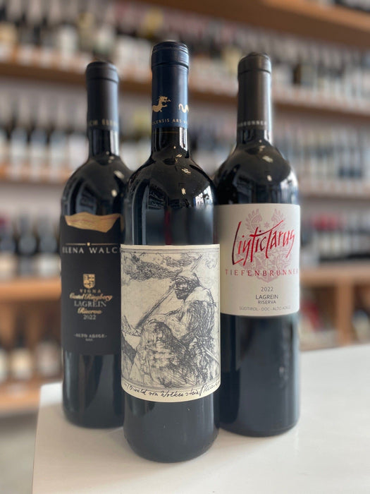 Erbhof Unterganzner Lagrein Lamarein 2022 im Paket mit 2022 Lagrein Riserva Linticlarus (Tiefenbrunner) & 2022 Lagrein Riserva Castel Ringberg (Elena Walch) jeweils 1 Flasche à 0,75 L