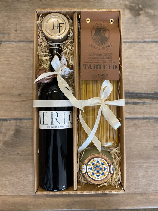 Genusspaket "Trüffel" mit Merlot Riserva BERGWEIN Edition