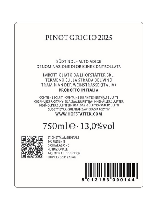 Hofstätter Grauburgunder 2025