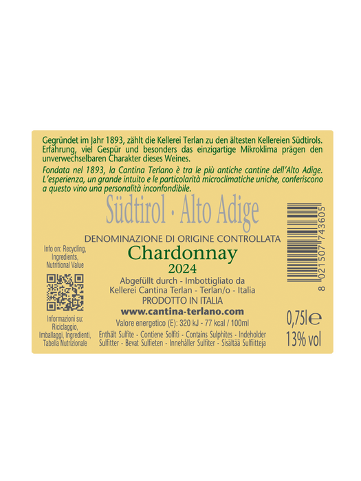 Kellerei Terlan Chardonnay 2024