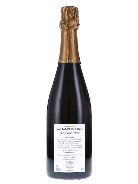 Larmandier-Bernier Blanc de Blancs Les Chemins d'Avize Grand Cru Extra Brut Bio Champagner 2013