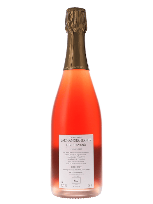 Larmandier-Bernier Premier Cru Rosé de Saignée Extra Brut Bio Champagner NV