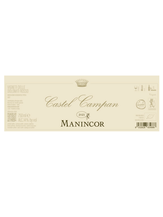 Manincor Castel Campan Bio Rotwein 2021