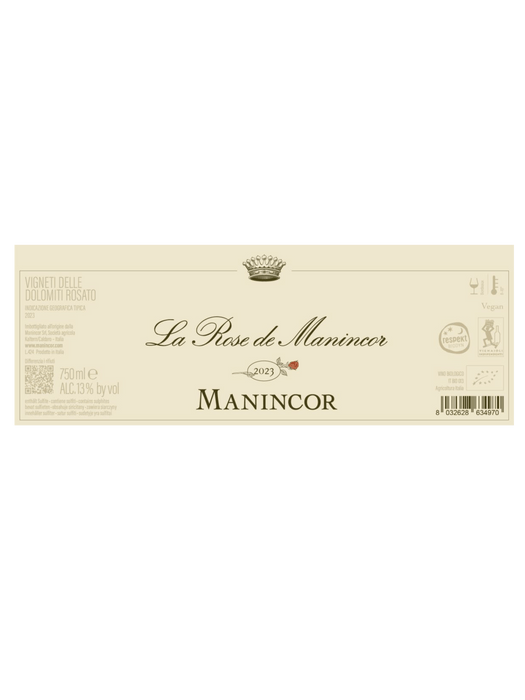 Manincor La Rose de Manincor Rosé Bio 2023