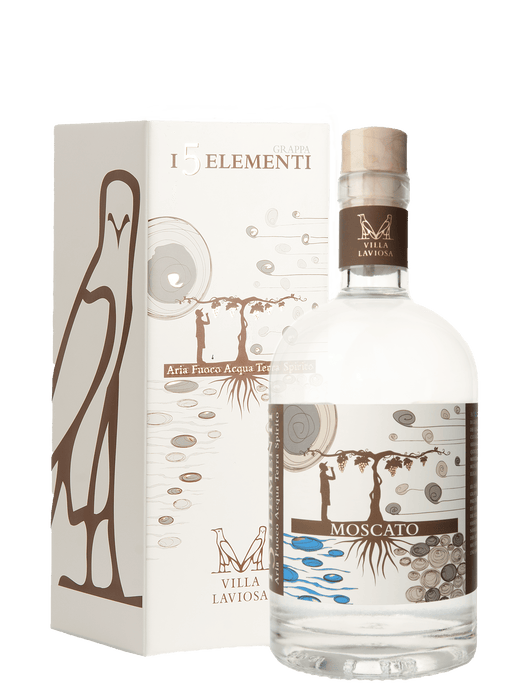 Villa Laviosa Goldmuskateller Grappa 5 Elementi 500ml